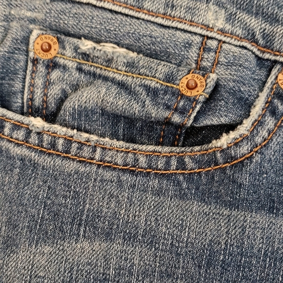 LUCKY BRAND DUNGAREES JEANS - Picture 10 of 11